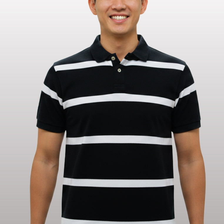 Alvard Striped Pique Polo