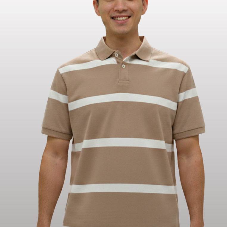Alvard Striped Pique Polo