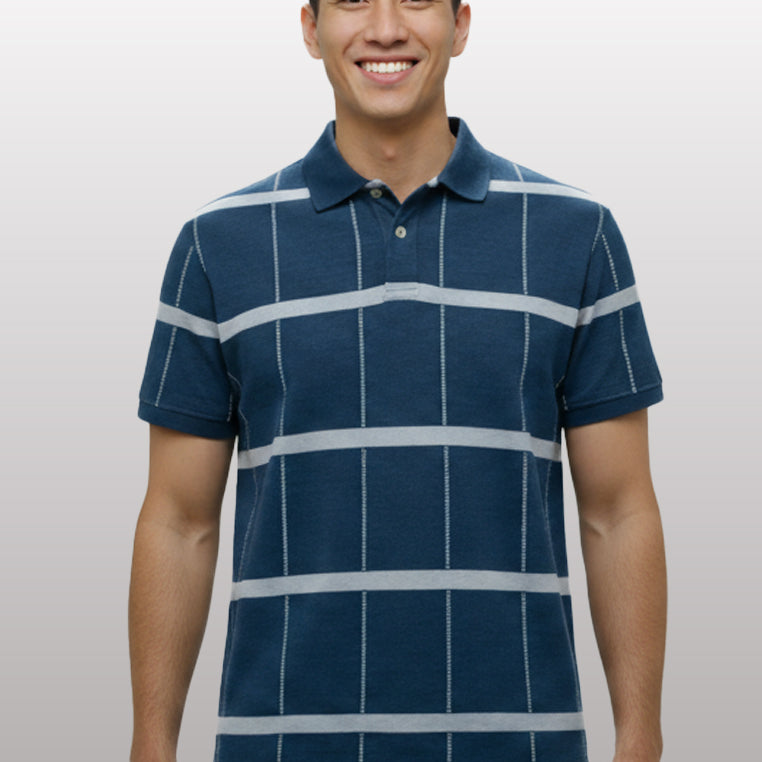 Arlou Striped Cotton Polo
