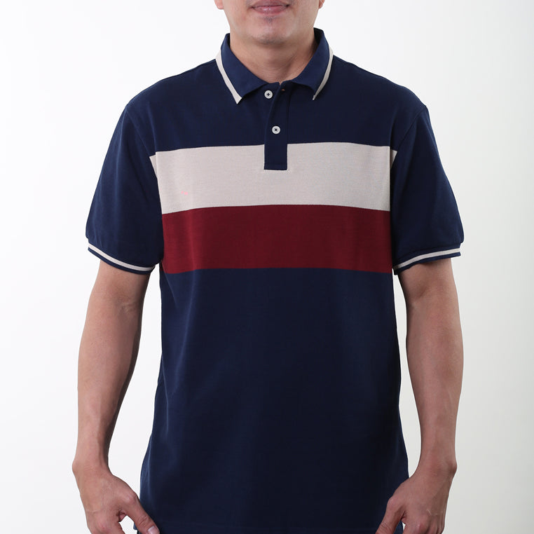 Scotty Striped Pique Polo