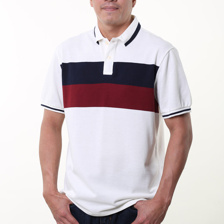 Scotty Striped Pique Polo