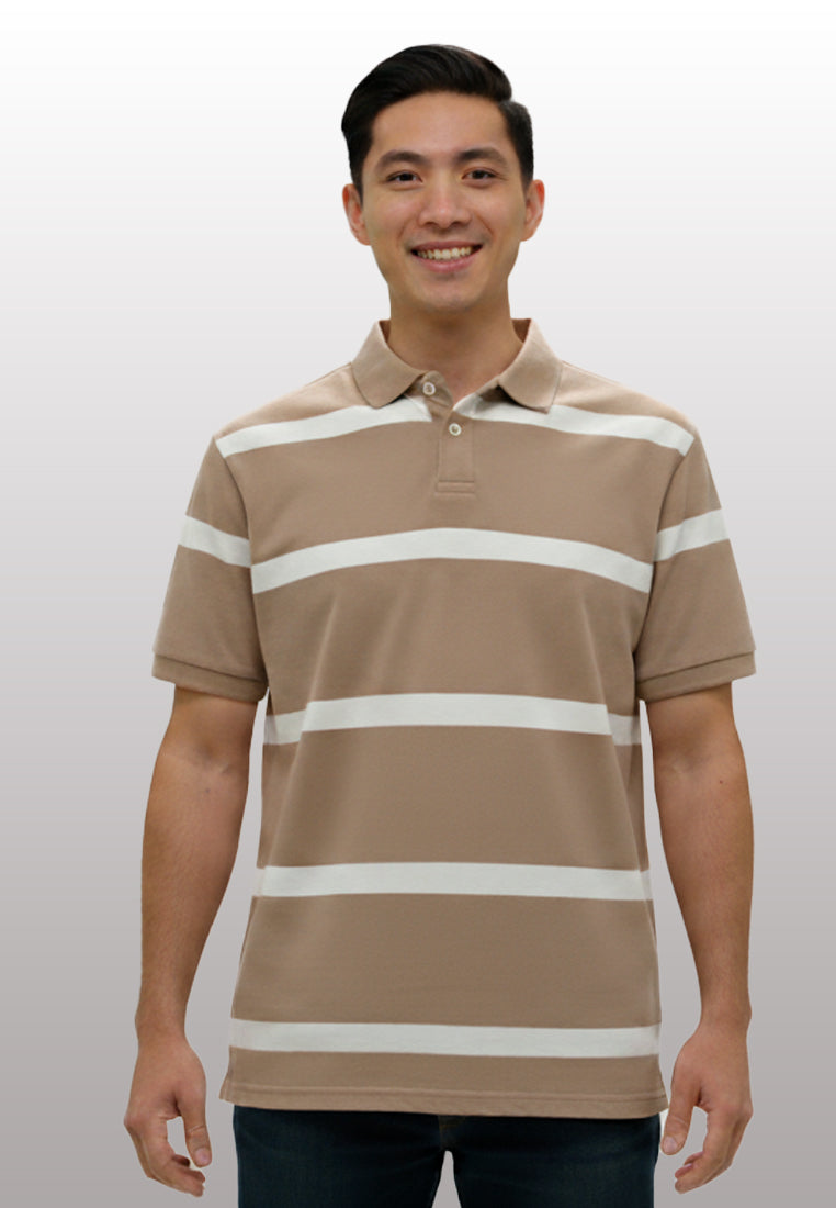 Alvard Striped Pique Polo